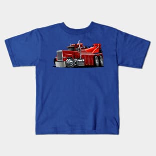 Cartoon tow truck Kids T-Shirt